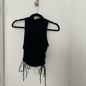 Zara Sleeveless Turtleneck Top
